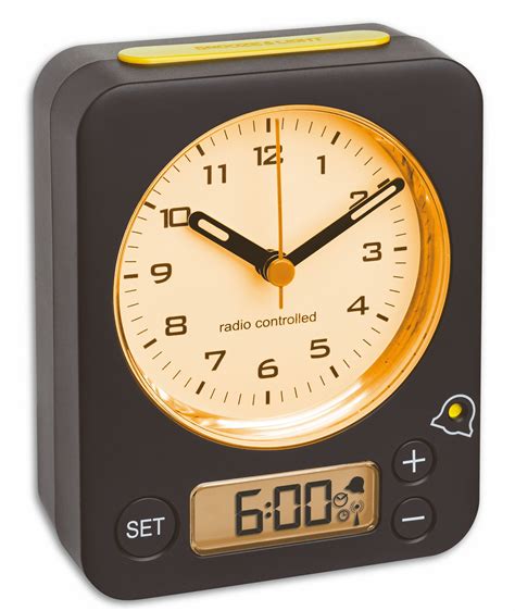 Radio-controlled alarm clock with digital alarm setting COMBO | TFA Dostmann