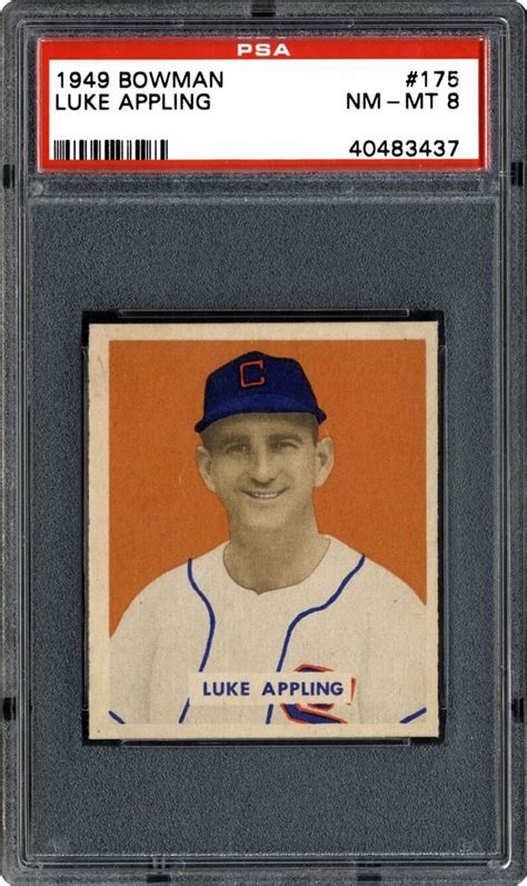 Auction Prices Realized Baseball Cards 1949 Bowman Luke Appling