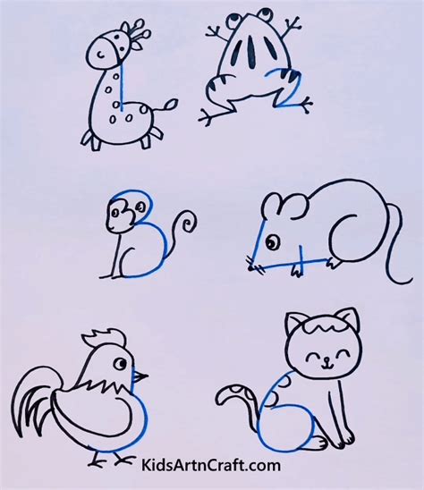 Top 190+ How to make animals drawing with numbers - Merkantilaklubben.org