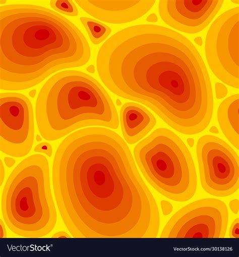 Melting lava seamless texture pattern background Vector Image