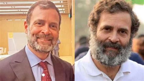 Rahul Gandhi's new look for Cambridge talk: Trimmed beard and hair ...