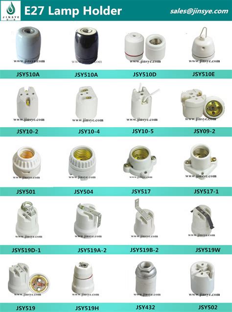 High Temperature Light Bulb Socket Types E27 E40 E10 E12 E14 Ceramic Holders - Buy Light Bulb ...