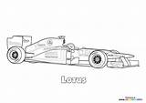 Lotus Formula 1 car  Coloring Pages For Kids sketch template