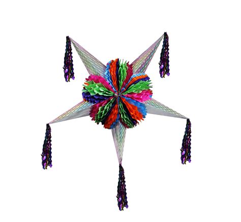 Buy kei Mexican Star Pinata - Festive Rainbow Pinatas Traditional Mexican Themed Party Hanging ...