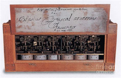 Pascaline, A Mechanical Calculator Photograph by Science Source