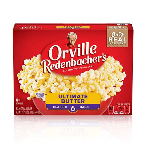 Amazon.com: Orville Redenbacher’s Ultimate Butter Flavored Microwave ...