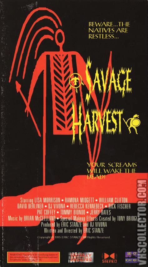 Savage Harvest | VHSCollector.com