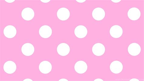 Wallpapers Pink And White Polka Dot Dots Pattern Free Clip Art Desktop ...