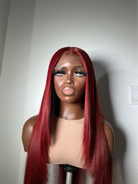 Ruby Red Invisible HD Lace Front Wig | Wig Dealer