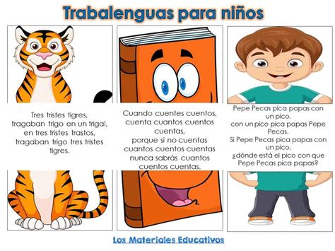 Trabalenguas difíciles - Los Materiales Educativos