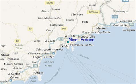 Nice, France Tide Station Location Guide