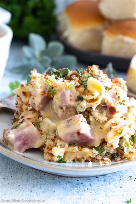 Ham Casserole {Cheesy, Creamy + Luscious} Gonna Want Seconds