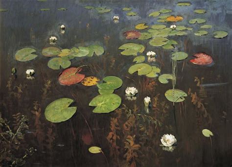 Water lilies. Nenuphar., 1895 - Isaac Levitan - WikiArt.org