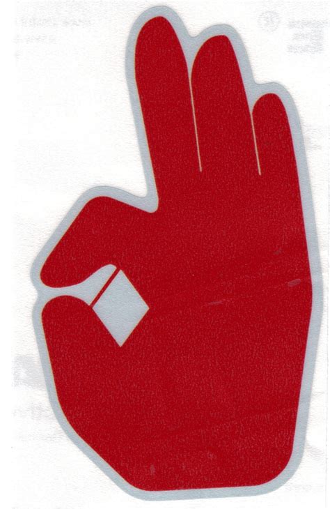 Kappa Alpha Psi Hand Sign Reflective Symbol Decal Sticker [Silver/Red ...