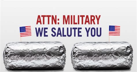 Chipotle Veterans Day: Buy One Get One Free Burritos for Military