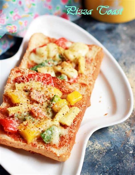 Pizza Toast Recipe (Oven and Stove Top Method) | Cook Click N Devour!!!