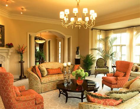 19+ Orange Living Room Designs, Decorating Ideas | Design Trends ...