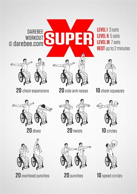 Super X Workout | Wheelchair exercises, Chair exercises, Senior fitness