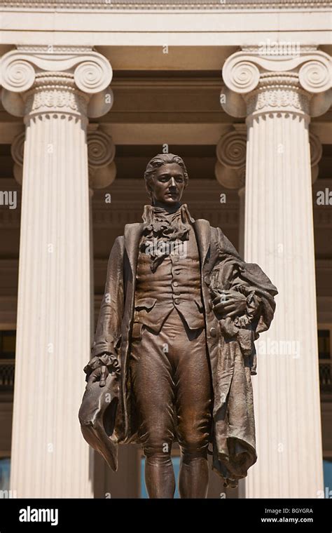 Statue of Alexander Hamilton Stock Photo - Alamy