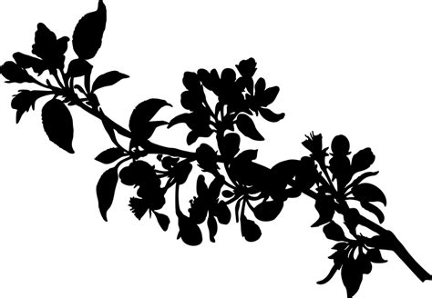 Apple tree (silhouette) - Openclipart