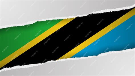 Premium Vector | Eps10 vector patriotic background with tanzania flag ...