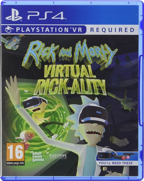 Rick and Morty Virtual Rick-ality (PSVR ONLY) (PS4) : Amazon.fr: Jeux vidéo