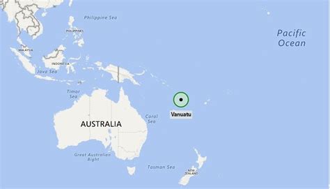 Where Is Vanuatu Located On The World Map - World Map