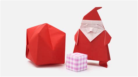 Origami Santa Claus - Diagrams and Video - Jo Nakashima