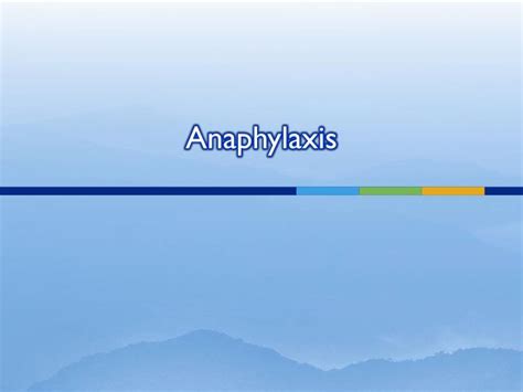 PPT - Anaphylaxis PowerPoint Presentation, free download - ID:3856049