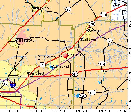 Arlington, Tennessee (TN 38002, 38028) profile: population, maps, real ...