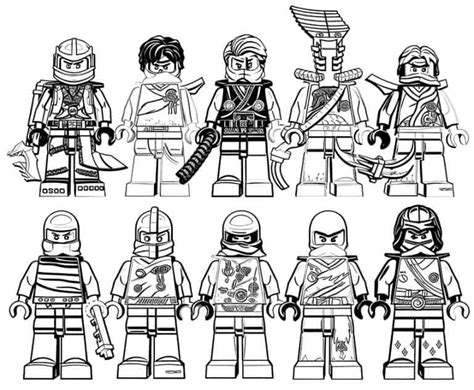 Ninjago Coloring Pages - 40 New and Free Ninjago Printables