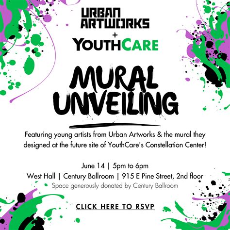 UrbanArtworks + YouthCare Mural Unveiling - YouthCare