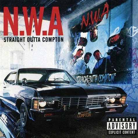 NWA Straight Outta Compton Music Cover Album Canvas | Etsy