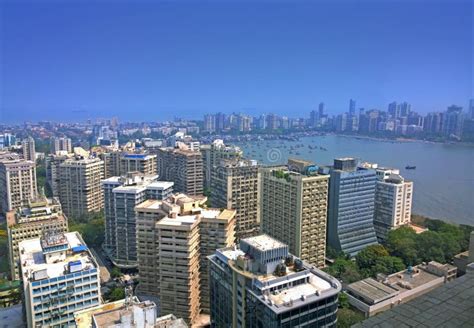 Aerial Mumbai Financial Capital of India Stock Image - Image of residence, india: 87359035