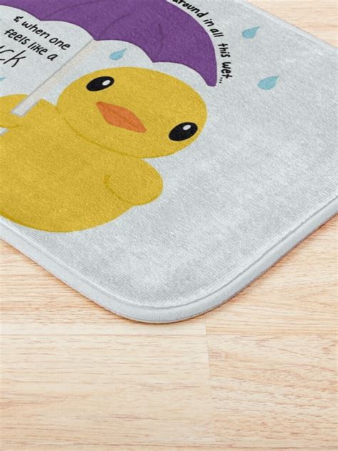 "Duck" Bath Mat by laurel98 | Redbubble