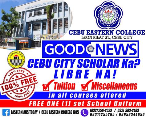 CEBU Eastern College-Office of the Registrar | Facebook