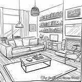Living Room Coloring Pages  Free & Printable sketch template