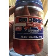 Big John's Red Hots, Pickled Sausage: Calories, Nutrition Analysis ...