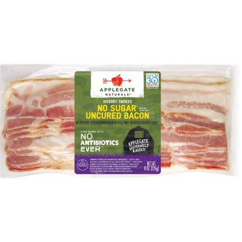 Applegate Naturals Uncured Bacon, Hickory Smoked, No Sugar