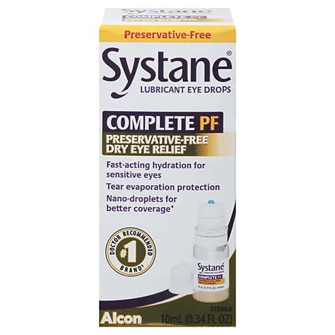 Systane Complete Preservative Free Eye Drop - 10 ML - vons