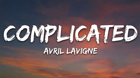 Avril Lavigne - Complicated (Lyrics) Chords - Chordify