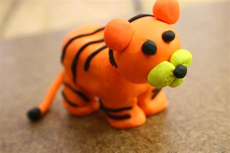 Make a Standing Tiger Out of Clay | Flats, To work and Animals