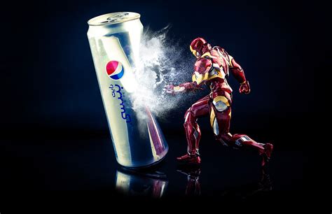 Iron Man Kicking Pepsi Can Wallpaper,HD Superheroes Wallpapers,4k ...