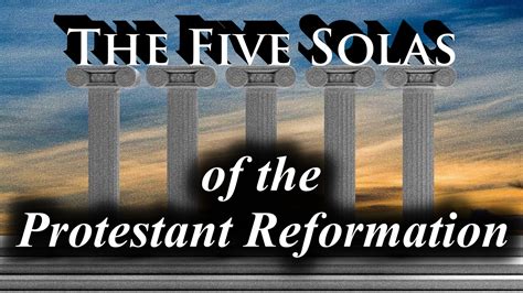 Sermon Series The Five Solas | Resurrection Presbyterian Church