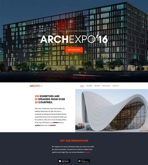 architectural website template