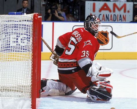 Tom Barrasso of Canes | Ice hockey, Hockey room, Goalie