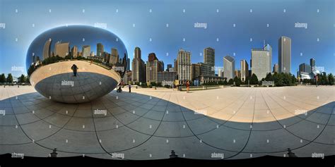 360° view of Chicago Skyline - Alamy