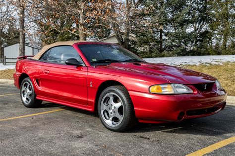 No Reserve: 29k-Mile 1996 Ford Mustang SVT Cobra Convertible for sale on BaT Auctions - sold for ...