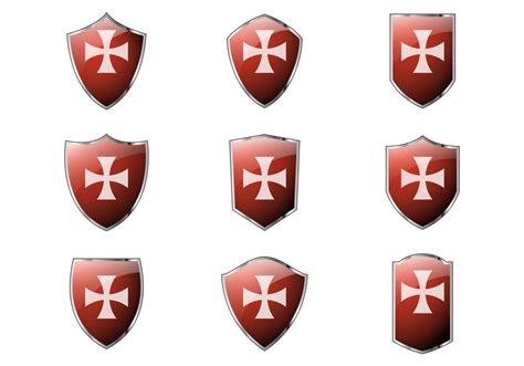 Free Templar Shield Vectors 117188 Vector Art at Vecteezy