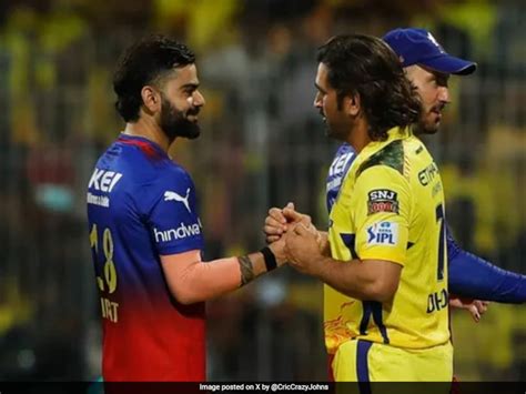 IPL 2024 Playoffs: What Happens If RCB vs CSK Clash Is Washed Out? - CLICKNOW